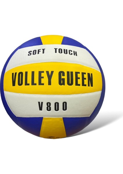 Volley Quenn Soft V 800 Voleybol Topu Lacivert Sarı Beyaz V800