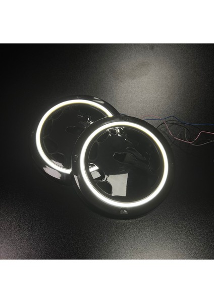 16CM Midrange ve Hoparlör Için Neon LED Işıklı Kapak Ejderha Model 1takım 2ADET