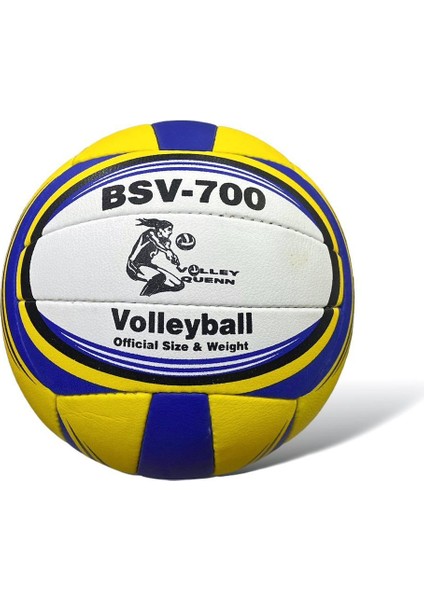 Volley Quenn Soft V 700 Voleybol Topu Lacivert Sarı Beyaz BSV-700