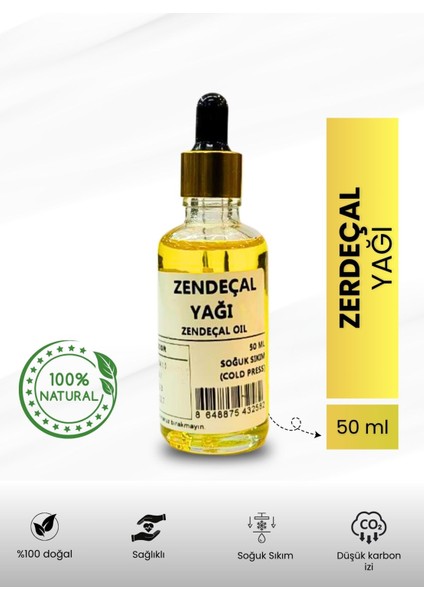 Zerdeçal Yağı -50 ml Özel Kutuda