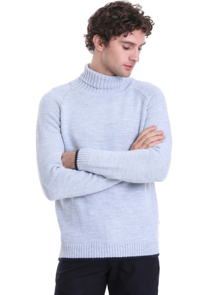 Mavi Regular Fit Düz Balıkçı Yaka Triko Kazak modelleri