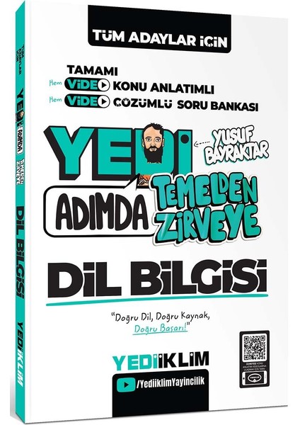 Tüm Adaylar İçin Yedi Adımda Temelden Zirveye Dil Bilgisi Konu Anlatımlı Soru Bankası