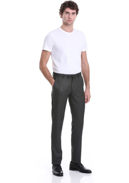 Antrasit Dinamik Fit Balıksırtı Yandan Cepli Jogger Pantolon fiyatları