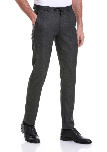 Antrasit Dinamik Fit Balıksırtı Yandan Cepli Jogger Pantolon fırsatları