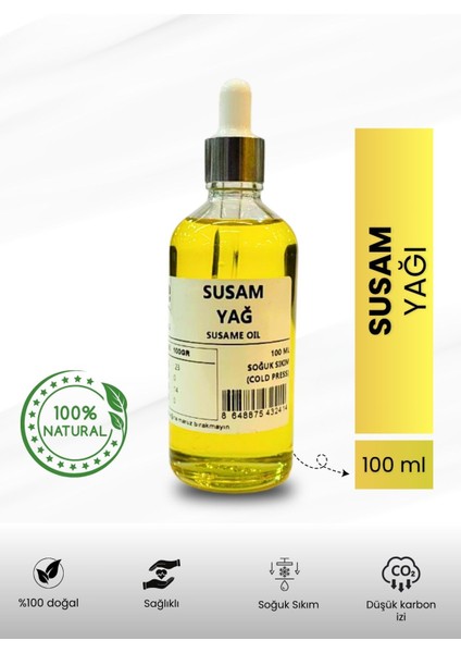 Susam Yağı -100 ml Özel Kutuda