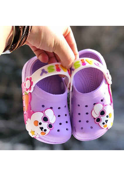 Kız Çocuk Crocks Modeli Sandalet , Çocuk Terlik , Anaokulu Kreş Sandaleti , Deniz Plaj ve Havuz Için Sandalet ve Terlik fiyatları