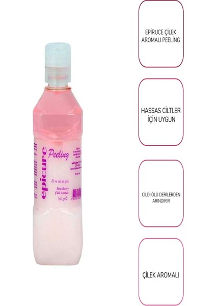Çilek Aromalı Peeling 360 G
