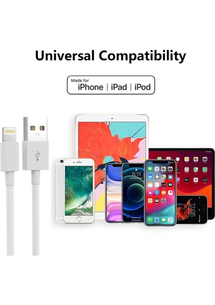 Usb-Lightning Kısa Data Kablosu