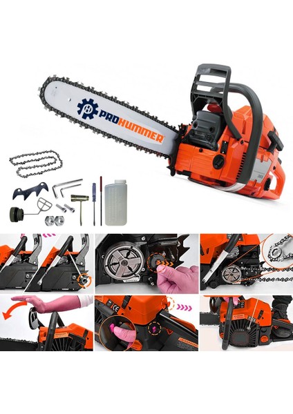 PH-T185 Professional Benzinli Ağaç Motor Testere (Turuncu) fiyatları