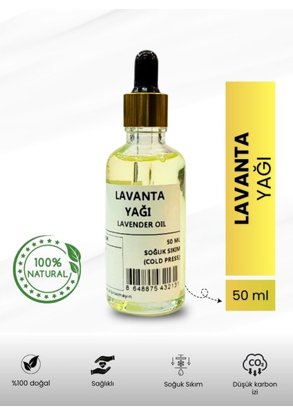 Lavanta Yağı - 50 ml Özel Kutuda