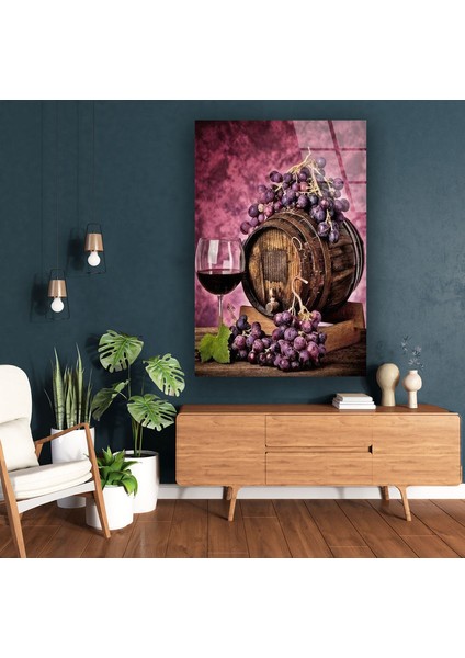 Şarap Cam Duvar Tablosu fırsatları