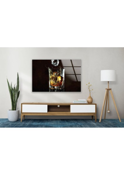 Kokteyl Cam Duvar Tablosu