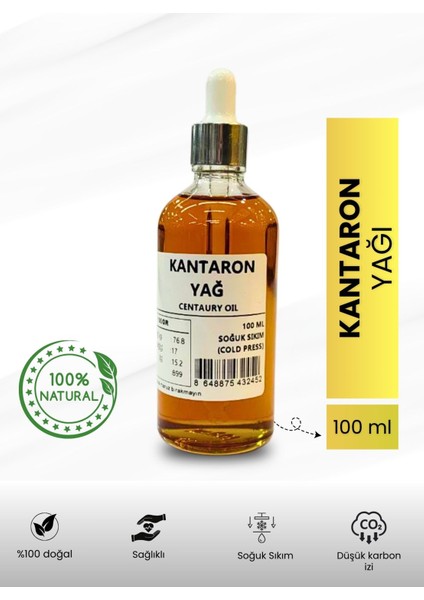 %100 Doğal Zeyd Sarı Kantaron Yağı - 100 ml Özel Kutuda