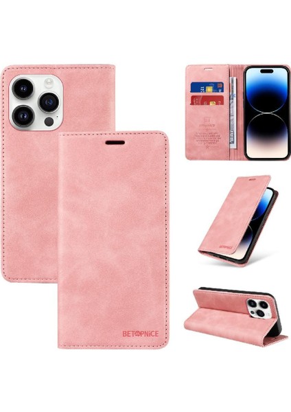 Iphone 14 Için Kılıf Pro Koruyucu Pu Deri Folio Cüzdan Manyetik (Yurt Dışından) fiyatları