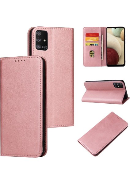 Samsung Galaxy A71 5g Deri Için Kılıf Folio Flip Case Kart Ekleme (Yurt Dışından)