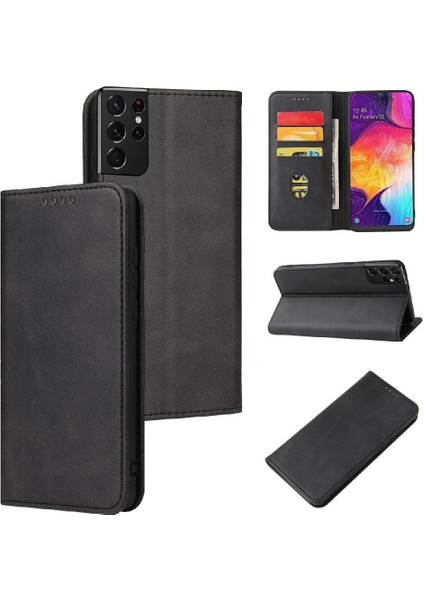 Samsung Galaxy S21 Ultra Tam Koruma Kart Tutucu Folio (Yurt Dışından)