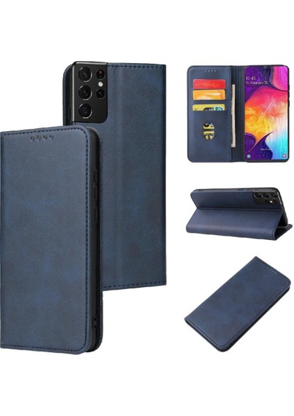 Samsung Galaxy S21 Ultra Tam Koruma Kart Tutucu Folio (Yurt Dışından)