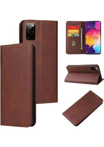 Kart Kartı ile Samsung Galaxy S20 Ultra Deri Folio Flip Case Için Kılıf (Yurt Dışından)