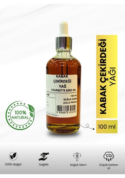 Kabak Çekirdeği Yağı - 100 ml Özel Kutuda