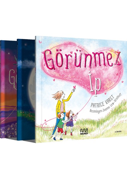 Görünmez İp - Görünmez Tasma - Görünmez Ağ - 3 Kitap - Patrice Karst