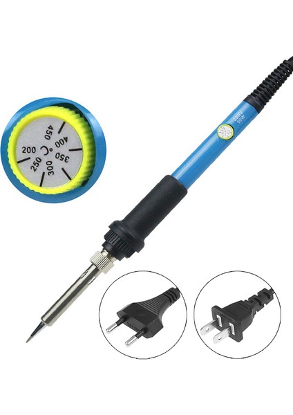 Ayarlanabilir Sıcaklık Elektrikli Havya 60W Kaynak Lehim Onarım Aracı Sevıch (Yurt Dışından)