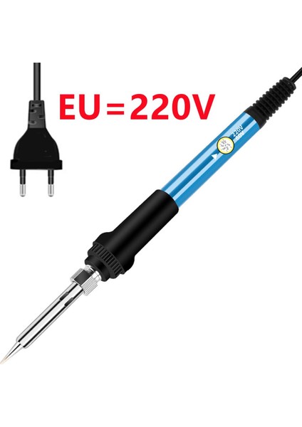 Ayarlanabilir Sıcaklık Elektrikli Havya 220V 110V 60W Kaynak Lehim Rework Istasyonu Isı Kalem Ipuçları Onarım Aracı (Yurt Dışından)