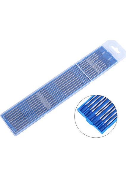 10 Adet Tungsten Kaynak Elektrotları Lantanlı Elektrot Mavi Ucu 1.0/1.6/2.4mm (Yurt Dışından) fırsatları