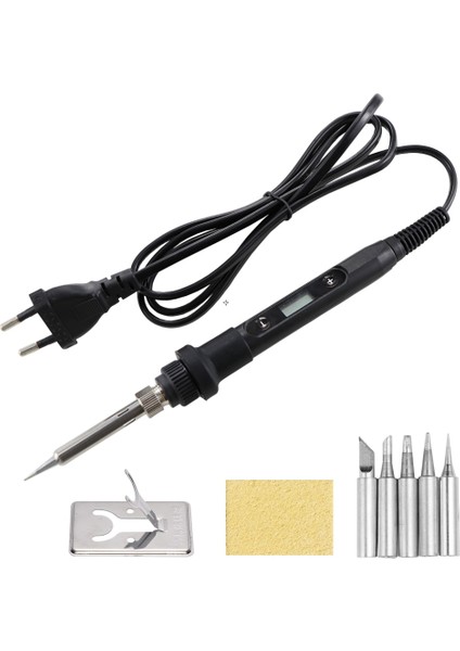 80W Sıcaklık Ayarlanabilir Dijital Elektrikli Havya 220V/110V Lehim Rework Istasyonu Kaynak Demir Ipuçları Kalay Tamir Araçları (Yurt Dışından) indirimleri