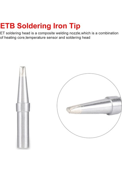 Weller Lehimleme Istasyonu Için 2 Adet Et Havya Ipuçları Etb Kaynak Aletleri - Gümüş (Yurt Dışından) indirimleri