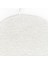 Cool Cotton Ccn Plain White Yıkanabilir Kaymaz Tabanlı Naturel Pamuk Dokuma Yuvarlak Bebek Halısı 3