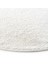 Cool Cotton Ccn Plain White Yıkanabilir Kaymaz Tabanlı Naturel Pamuk Dokuma Yuvarlak Bebek Halısı 5