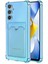 Samsung Galaxy A25 Card Slot Shock Kılıf Mavi 1
