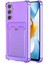 Samsung Galaxy A25 Card Slot Shock Kılıf Lila 1
