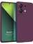 Matte Silicone Xiaomi Redmi Note 13 Pro 5g Kılıf Mor 1