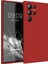 Matte Silicone Samsung Galaxy S24 Ultra Kılıf Kırmızı 1