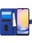 Samsung Galaxy A25 Kılıf Fabric Book Wallet Lacivert 1