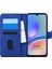 Samsung Galaxy A05S Kılıf Fabric Book Wallet Lacivert 1