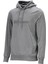 Erkek Standart Fit Kapüşonlu Baskılı Cepli Koyu Gri Sweatshirt 1