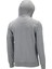 Erkek Standart Fit Kapüşonlu Baskılı Cepli Koyu Gri Sweatshirt 2