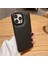 Iphone 13 Pro Kılıf Düz Puffer Kamerası Açık Puff Kılıf Kapak-Siyah 1