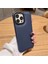 Iphone 13 / Iphone 14 Kılıf Düz Puffer Kamerası Açık Puff Kılıf Kapak-Lacivert 1