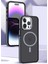 Iphone 15 Pro Max Kılıf Godof Magsafe Silikon Kapak Kılıf - Siyah 1