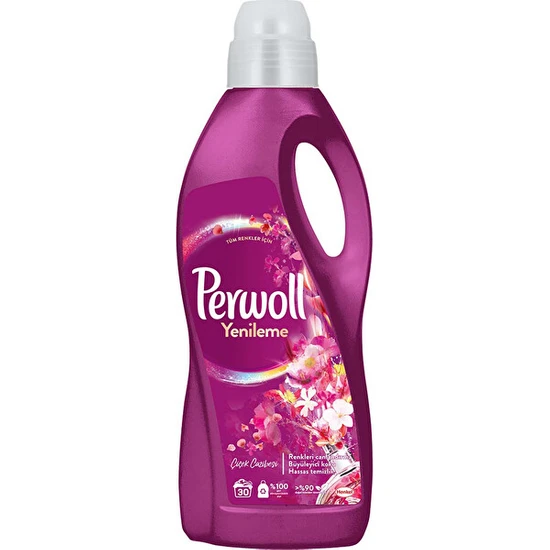 Perwoll Hassas Sıvı Çamaşır Deterjanı Yenileme&Çiçek Cazibesi 1,8 L