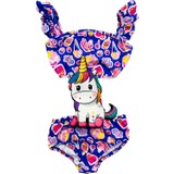 Unicorn Kız Çocuk Bikini Mayokini