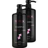 Totex Color Safe Boyalı Saçlar Için Koruyucu Şampuan 750 ml 2'li Set
