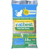 Catbest Cat Pellet Çam Peleti Kedi Kumu 15LT Pelet En Iyi Kedi Bakımı