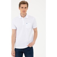 Pierre Cardin Beyaz Regular Fit Basic Polo Yaka T-Shirt 50239834-VR013
