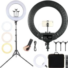 Ring Light LED 21’’ 54 cm Profesyonel Kuaför Makyaj Stüdyo Işığı + Ayak