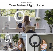 Ring Light LED 21’’ 54 cm Profesyonel Kuaför Makyaj Stüdyo Işığı + Ayak