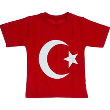 Beberium Ana Kuzusu Beberium Ay Yıldız Baskılı Tişört